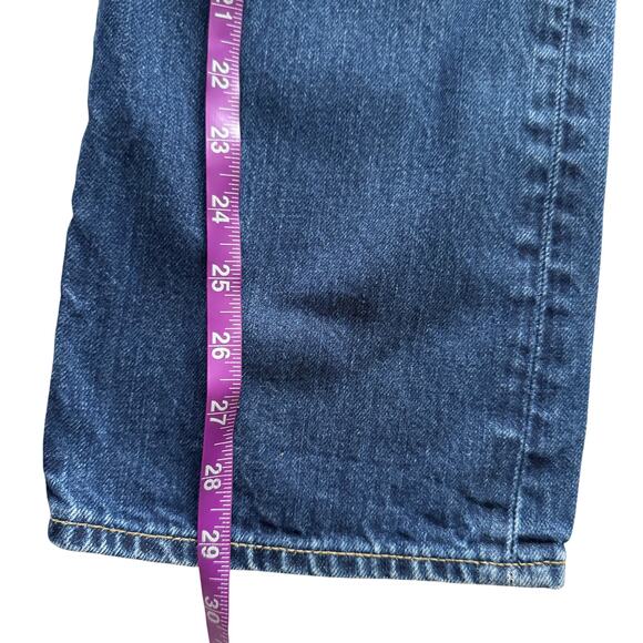 GAP 1969 Standard Jeans Men's Sz 28 28x29 Blue Straight Leg Preppy Retro Classic - Picture 11 of 14